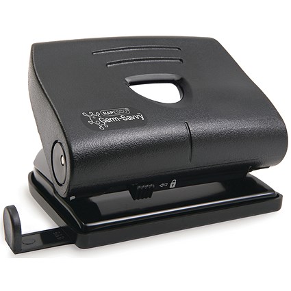 Rapesco Germ-Savvy 820-P 2 Hole Punch, Capacity 22 Sheets, Black Rapesco Germ-Savvy 820-P 2 Hole Punch, Capacity 22 Sheets, Black