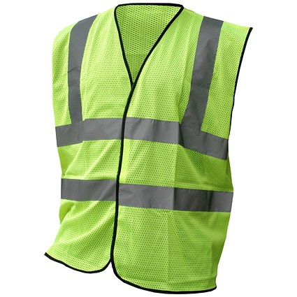 Beeswift High Visibility Mesh Vest, Saturn Yellow, 3XL Beeswift High Visibility Mesh Vest, Saturn Yellow, 3XL