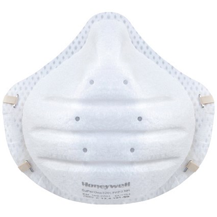 Honeywell Superone 3205 FFP2 Mask, White, Pack of 30