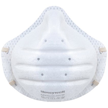 Honeywell Superone 3205 FFP2 Mask, White, Pack of 30