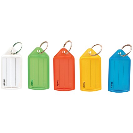 Helix Assorted Sliding Key Fobs, Medium, Assorted, Pack of 50 Helix Assorted Sliding Key Fobs, Medium, Assorted, Pack of 50