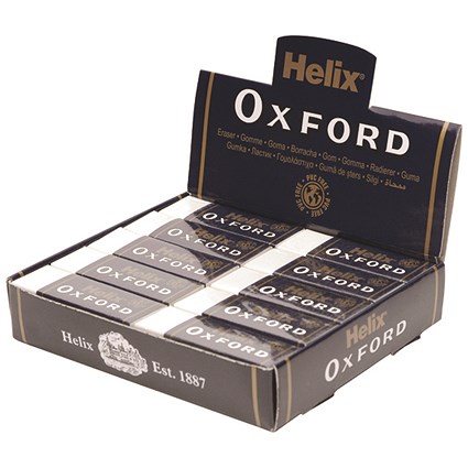 Helix Oxford Large Eraser Sleeved (Pack of 20)