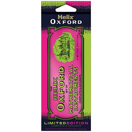 Helix Oxford Limited Edition 9-Piece Maths Set Pink (Pack of 5)