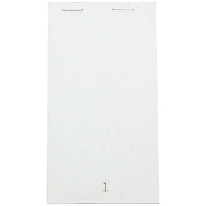 Prestige Carbonless Perforated Duplicate Pad, Numbered 1-50, 76x140mm, Pack of 50 Prestige Carbonless Perforated Duplicate Pad, Numbered 1-50, 76x140mm, Pack of 50