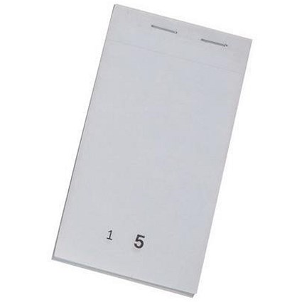 Prestige Duplicate Service Pad, Numbered 1-50, 140x76mm, Pack of 50