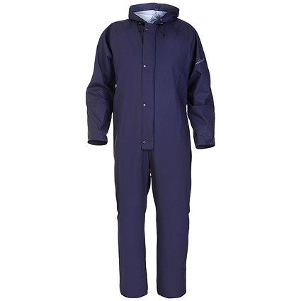 Hydrowear Salesbury Hydrosoft Waterproof Coveralls, Navy Blue, Large Hydrowear Salesbury Hydrosoft Waterproof Coveralls, Navy Blue, Large