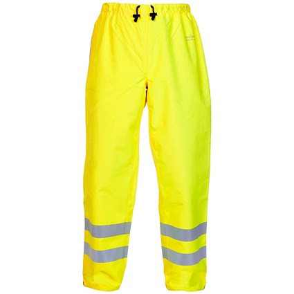 Hydrowear Ursum Simply No Sweat High Visibility Waterproof Trousers, Saturn Yellow, XL Hydrowear Ursum Simply No Sweat High Visibility Waterproof Trousers, Saturn Yellow, XL