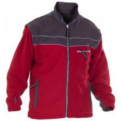 Hydrowear Kiel Fleece, Red & Grey, Small