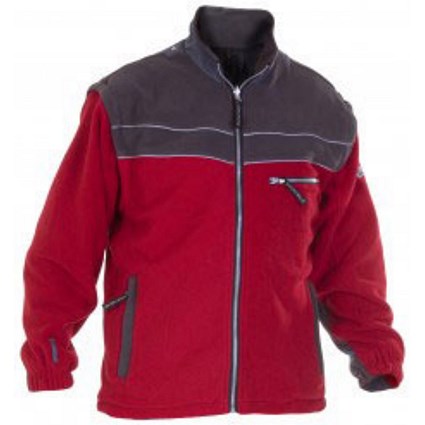 Hydrowear Kiel Fleece, Red & Grey, 2XL Hydrowear Kiel Fleece, Red & Grey, 2XL