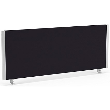 Impulse Evolve Desk Screen, 1000x400mm, Silver Frame, Black Impulse Evolve Desk Screen, 1000x400mm, Silver Frame, Black
