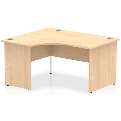 Impulse 1400mm Corner Desk, Left Hand, Panel End Leg, Maple Impulse 1400mm Corner Desk, Left Hand, Panel End Leg, Maple