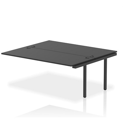 Impulse Bench B2B Ext Kit 1800 Black Frame Office Bench Desk Black