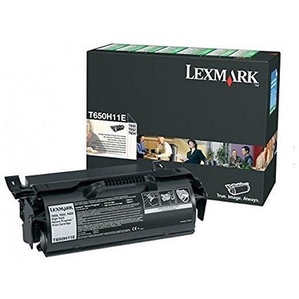 Lexmark T650H11E Black High Yield Laser Toner Cartridge