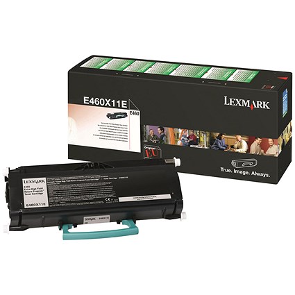Lexmark Extra High Yield Black Toner Cartridge E460X11E