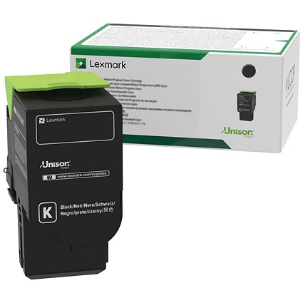 Lexmark C540H1KG Black High Yield Laser Toner Cartridge