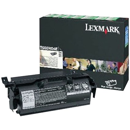 Lexmark T650 Return Programme Label Application 25K Toner Cartridge High Yield Black T650H04E