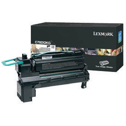 Lexmark C/X792 Return Programme 20K Toner Cartridge Cyan C792X1CG