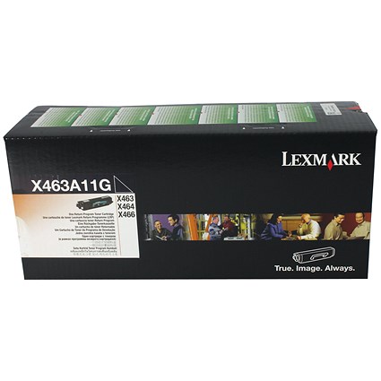 Lexmark X463 Return Programme Black Toner 0X463A11G