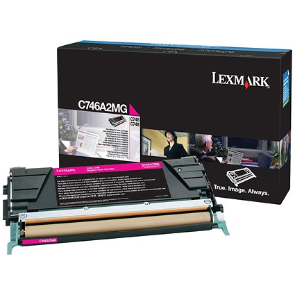 Lexmark C746/8 Return Programme 7K Toner Cartridge Magenta C746A1MG