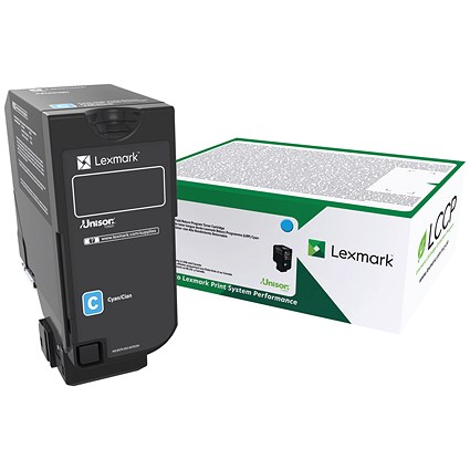 Lexmark CS/CX72xx Return Programme 3K Toner Cartridge Cyan 74C20C0