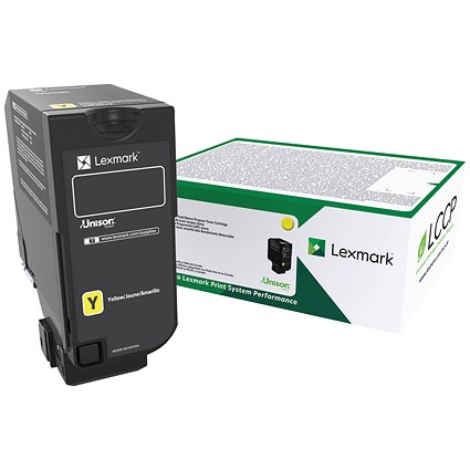 Lexmark CS/CX72xx Return Programme 3K Toner Cartridge Yellow 74C20Y0