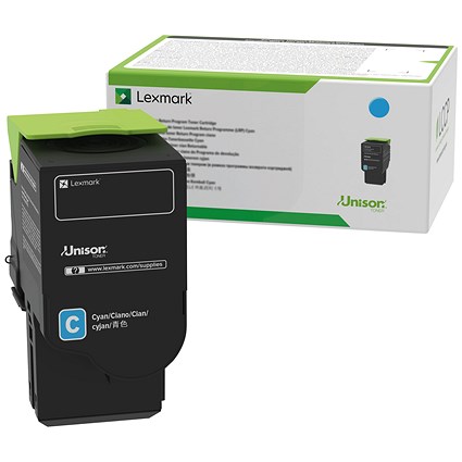 Lexmark CS/CX42x Corporate 5K Toner Cartridge Extra High Yield Cyan 78C2XCE