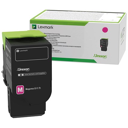 Lexmark Magenta Extra High Yield Corporate Toner Cartridge 78C2XME