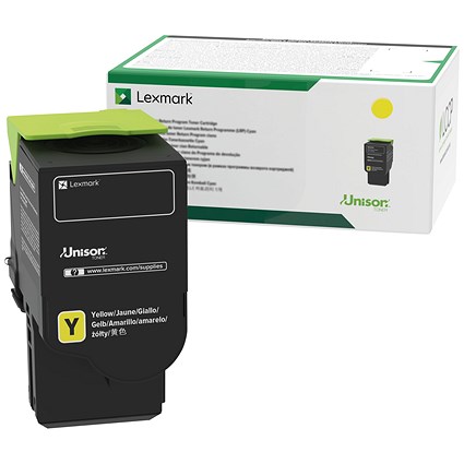 Lexmark Return Programme 3.5K Toner Cartridge Yellow C242XY0