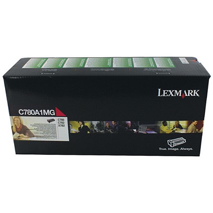 Lexmark C780A1MG Magenta Laser Toner Cartridge