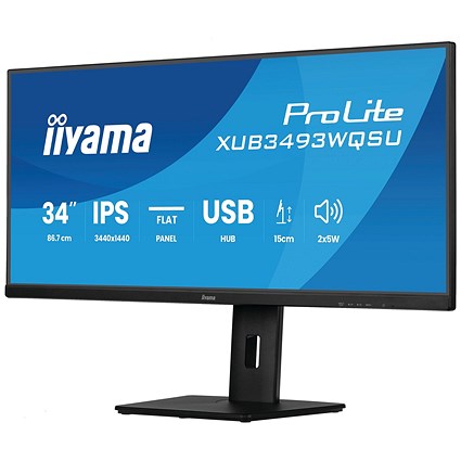 iiyama ProLite XUB3493WQSU Ultra Wide Monitor 34 inch