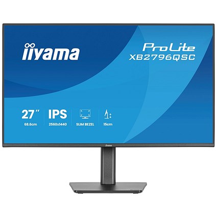 iiyama ProLite XB2796QSC-B1 QHD LED Monitor 27inch