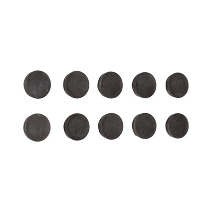 Bi-Office Biofusion Coconut Magnets, 25mm, Brown, Pack of 10