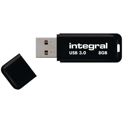 Integral Black Noir USB 3.0 8Gb Flash Drive