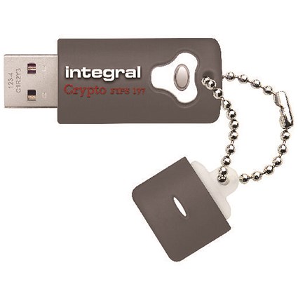Integral Crypto Encrypted USB 3.0 16GB Flash Drive