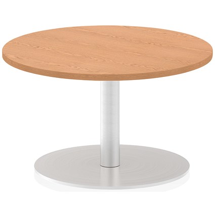 Italia Poseur Round Table, 600mm Diameter, 475mm High, Oak Italia Poseur Round Table, 600mm Diameter, 475mm High, Oak