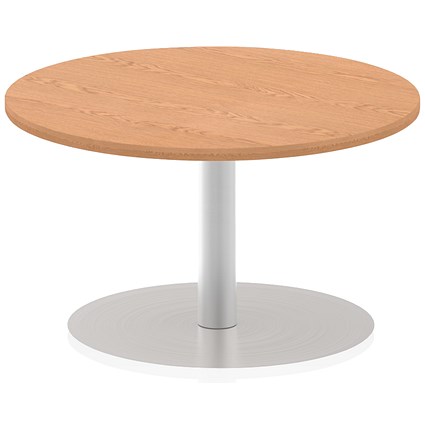 Italia Poseur Round Table, 800mm Diameter, 475mm High, Oak Italia Poseur Round Table, 800mm Diameter, 475mm High, Oak