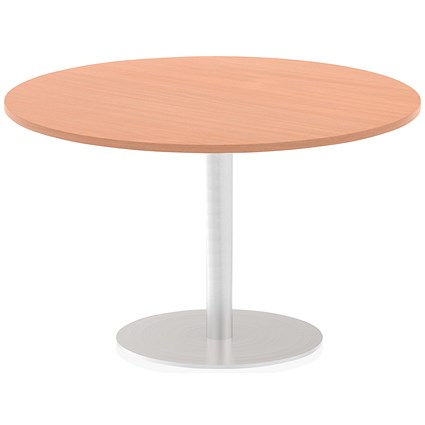 Italia Poseur Circular Table, 1200mm Diameter, Beech