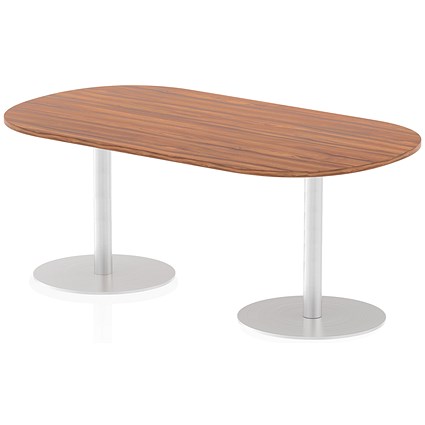 Italia Poseur Boardroom Table, 1800mm Wide, Walnut Italia Poseur Boardroom Table, 1800mm Wide, Walnut