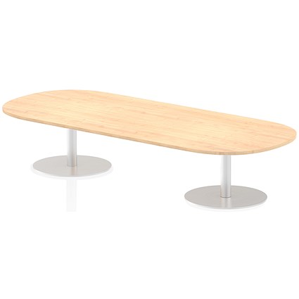 Italia Poseur Oval Table, W2400 x D1000 x H475mm, Maple Italia Poseur Oval Table, W2400 x D1000 x H475mm, Maple