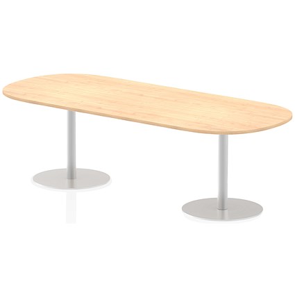 Italia Poseur Boardroom Table, 2400mm Wide, Maple Italia Poseur Boardroom Table, 2400mm Wide, Maple