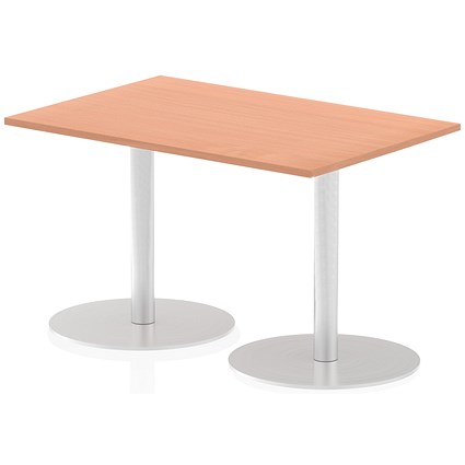 Italia Poseur Rectangle Table 1200mm Wide, 800mm Deep, Beech Italia Poseur Rectangle Table 1200mm Wide, 800mm Deep, Beech