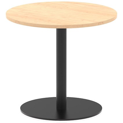 Italia Poseur Round Table, 800mm Wide, 720mm High, Maple Italia Poseur Round Table, 800mm Wide, 720mm High, Maple