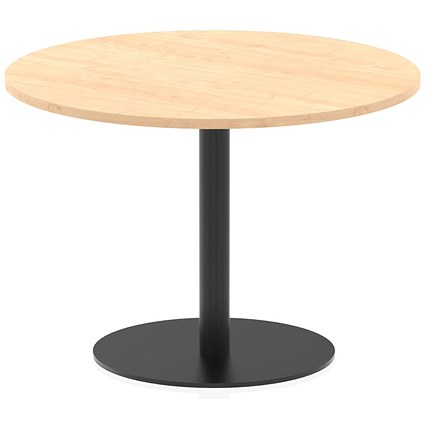 Italia Poseur Round Table, 1000mm Wide, 720mm High, Maple Italia Poseur Round Table, 1000mm Wide, 720mm High, Maple