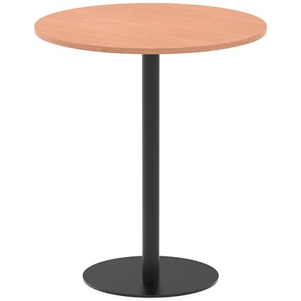 Italia Poseur Round Table, 1000mm Wide, 1145mm High, Beech Italia Poseur Round Table, 1000mm Wide, 1145mm High, Beech