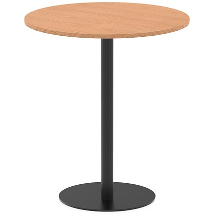 Italia Poseur Round Table, 1000mm Wide, 1145mm High, Oak Italia Poseur Round Table, 1000mm Wide, 1145mm High, Oak