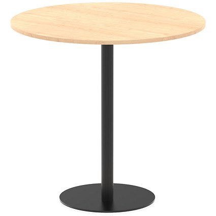 Italia Poseur Round Table, 1200mm Wide, 1145mm High, Maple