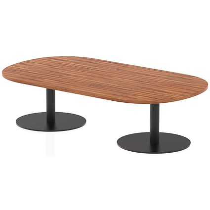 Italia Boardroom Coffee Table, 1800x1000x475mm, Walnut
