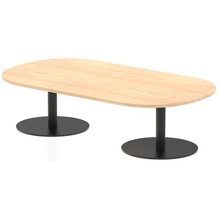 Italia Boardroom Coffee Table, 1800x1000x475mm, Maple