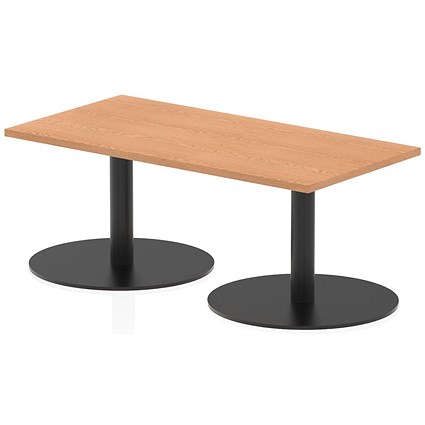 Italia Rectangular Coffee Table, 1200x600x475mm, Oak