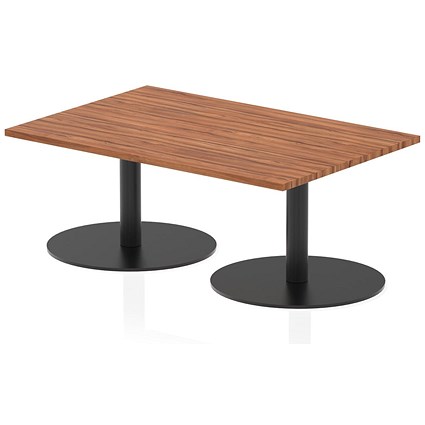 Italia Rectangular Coffee Table, 1200x800x475mm, Walnut